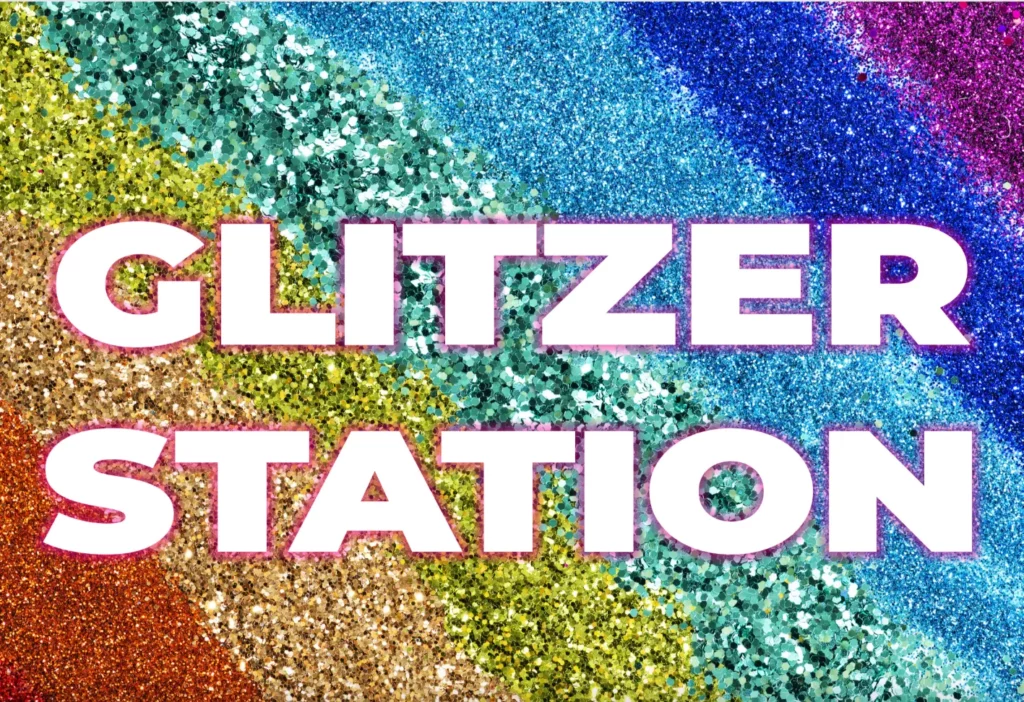 Tangente Straßenfest Glitzerstation