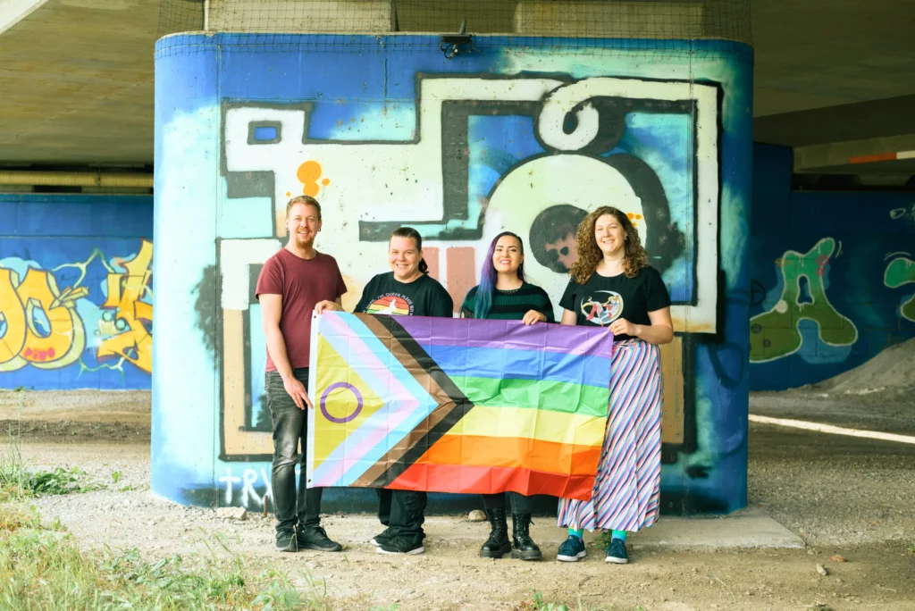 Teamfoto Queerspace St. Pride - Fotocredit Katie Aileen Dempsey