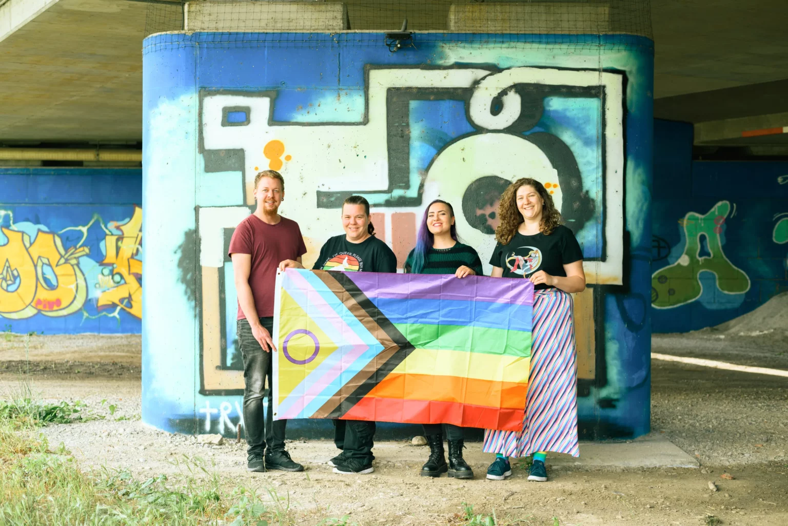 Teamfoto Queerspace St. Pride - Fotocredit Katie Aileen Dempsey