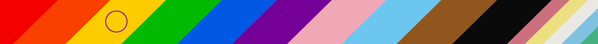 Inclusvie flag header