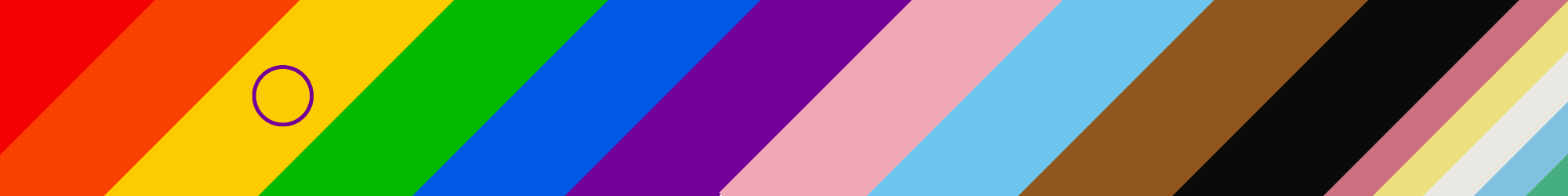 Inclusvie flag header