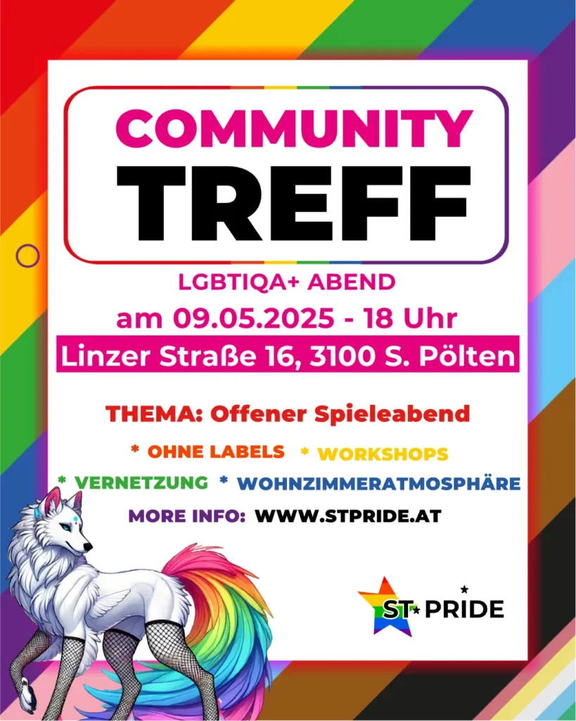 Community treff 09. mai 2025 spieleabend