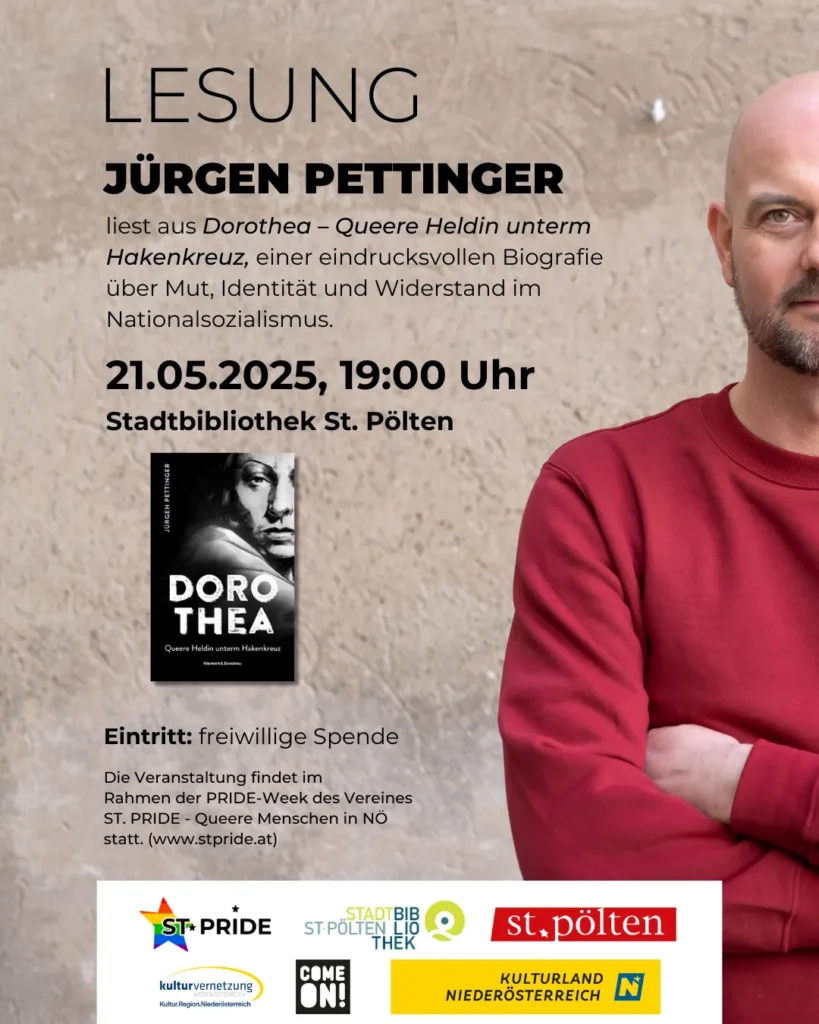 Pride Week - Lesung Jürgen Pettinger