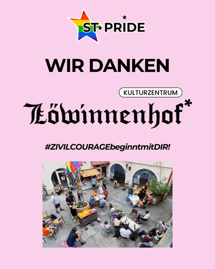 Sponsoring dankes postings st.pride loewinnenhof