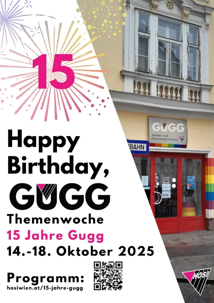 15. geburtstag das Gugg Vereinszentrum Hosi Wien